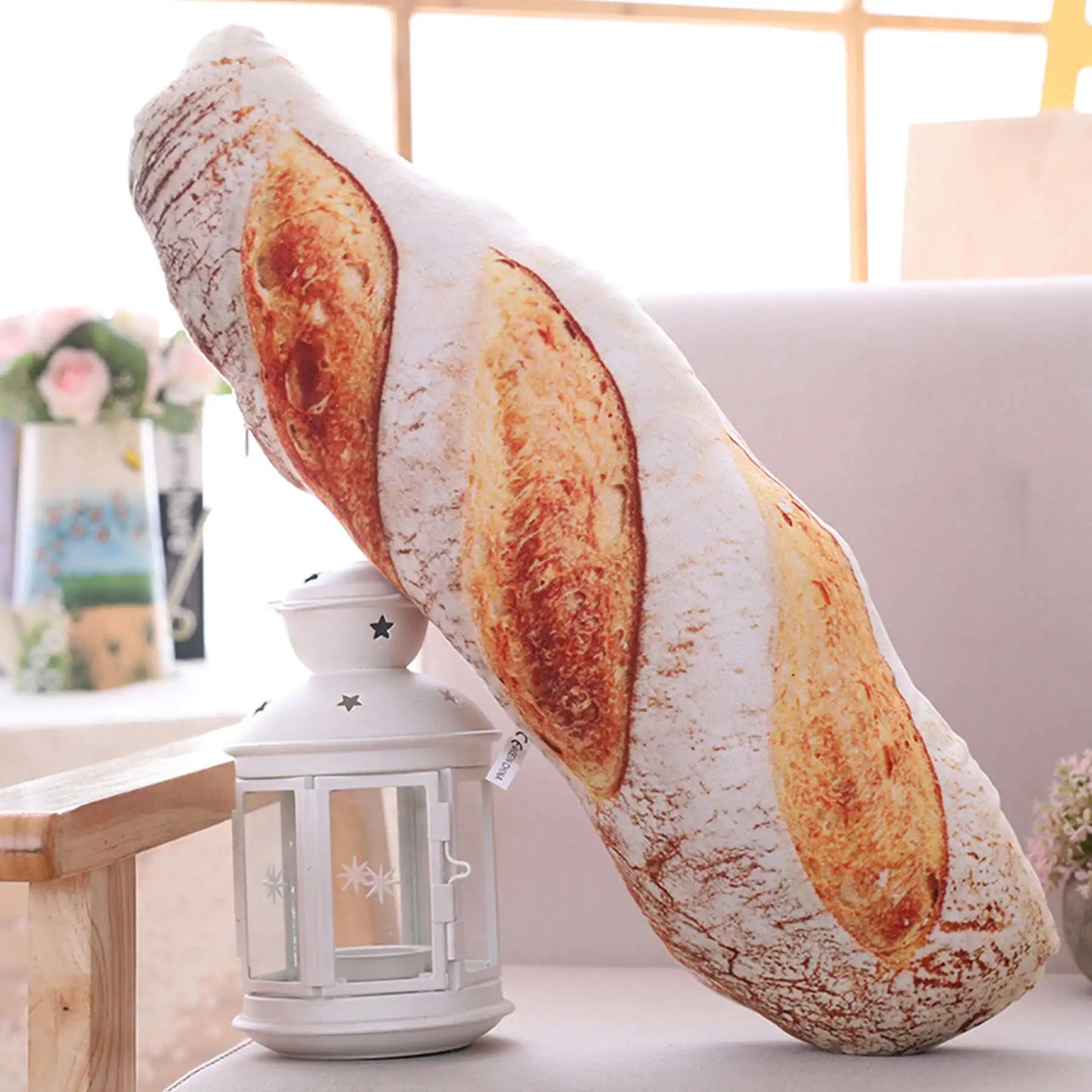Brot Plüschkissen | Kreatives Lebensmittel Plüschtier | Lustiges Fastfood Nackenkissen | Heimdeko & Kinder Geschenk Kaufschwan®