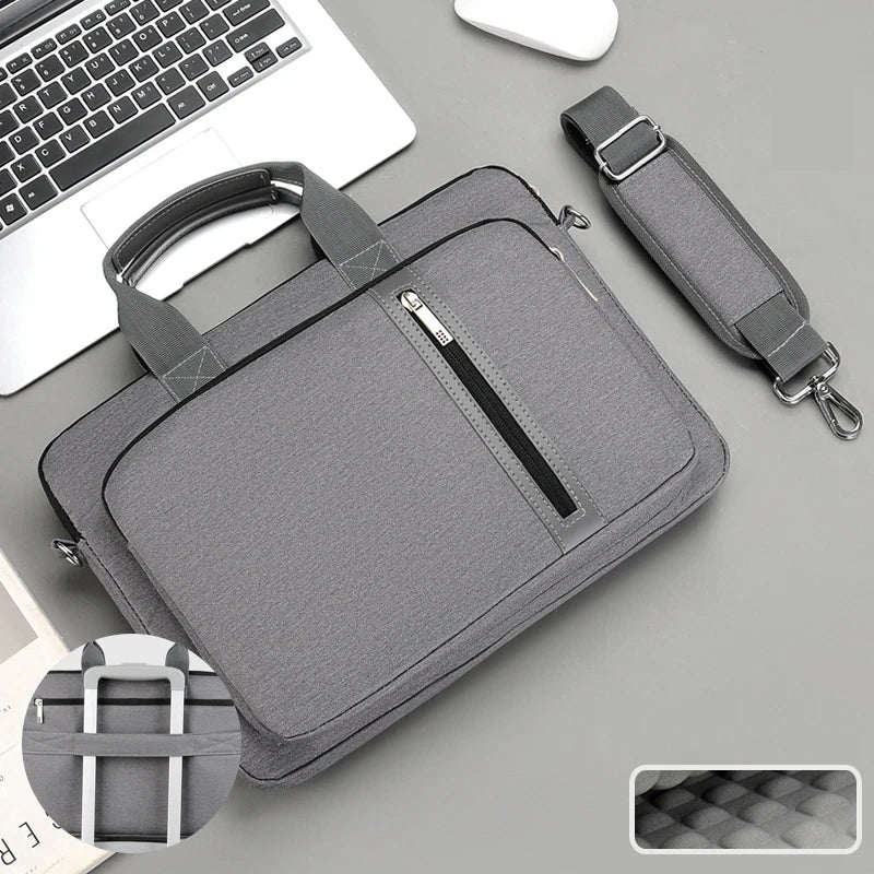 Stoßfeste Laptop Schultertasche & Aktentasche – Tragbare Schutzhülle als Handtasche für MacBook, Redmi, Lenovo & Laptops Kaufschwan®
