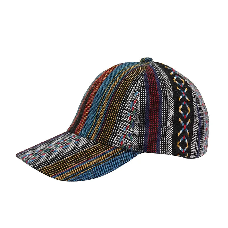 Bohemia Print Baseballkappe | Damen & Herren Boho Stil Sonnenhut | Baumwolle Verstellbar Snapback Outdoor Cap Kaufschwan®