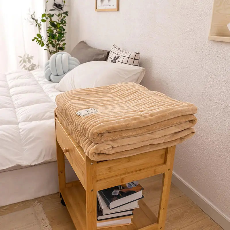 Flanell-Bettdecke – Weiche & Warme Kuscheldecke für Einzel-, Queen- & King-Size-Betten Kaufschwan®