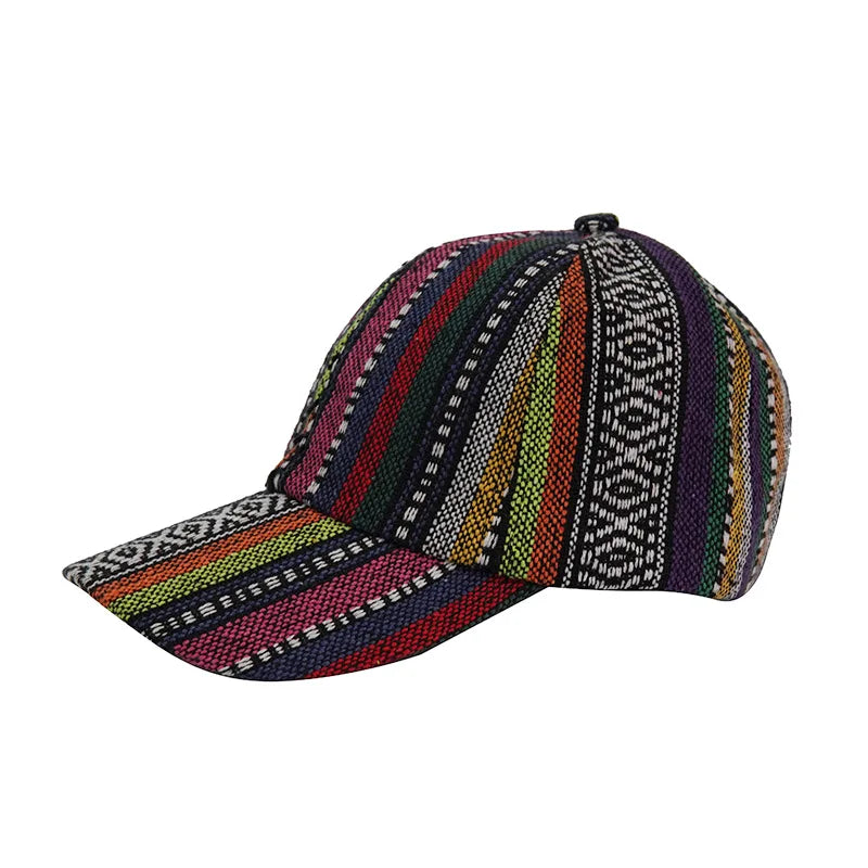 Bohemia Print Baseballkappe | Damen & Herren Boho Stil Sonnenhut | Baumwolle Verstellbar Snapback Outdoor Cap Kaufschwan®