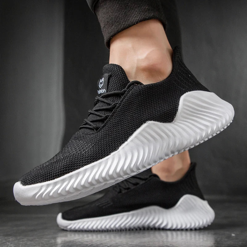 Herren Mesh Casual Sneaker – Leichte Atmungsaktive Freizeitschuhe | Bequeme Outdoor Walkingschuhe bis Größe 47 Kaufschwan®