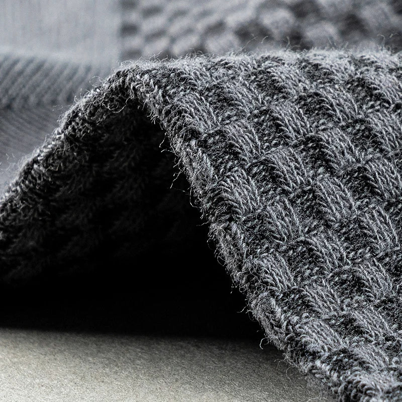 5 Paare Herren Bambusfaser Lange Socken | Business Einfarbig Baumwolle Hochwertige Schwarze Socken Kaufschwan®