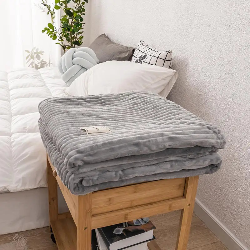 Flanell-Bettdecke – Weiche & Warme Kuscheldecke für Einzel-, Queen- & King-Size-Betten