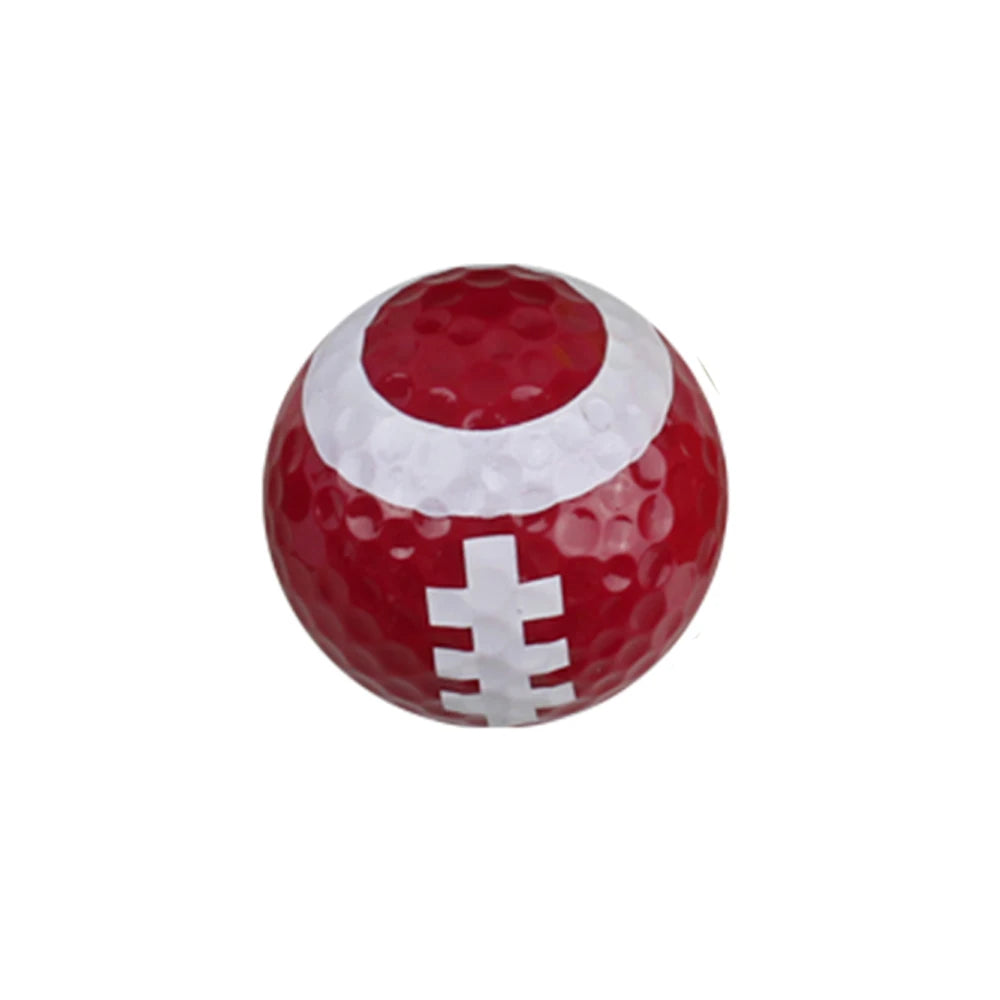 Sport Design Golf Trainingsball – Farbiger Kunststoff Übungsball | Leichter Golfball für Indoor & Outdoor Training Kaufschwan® Rugby