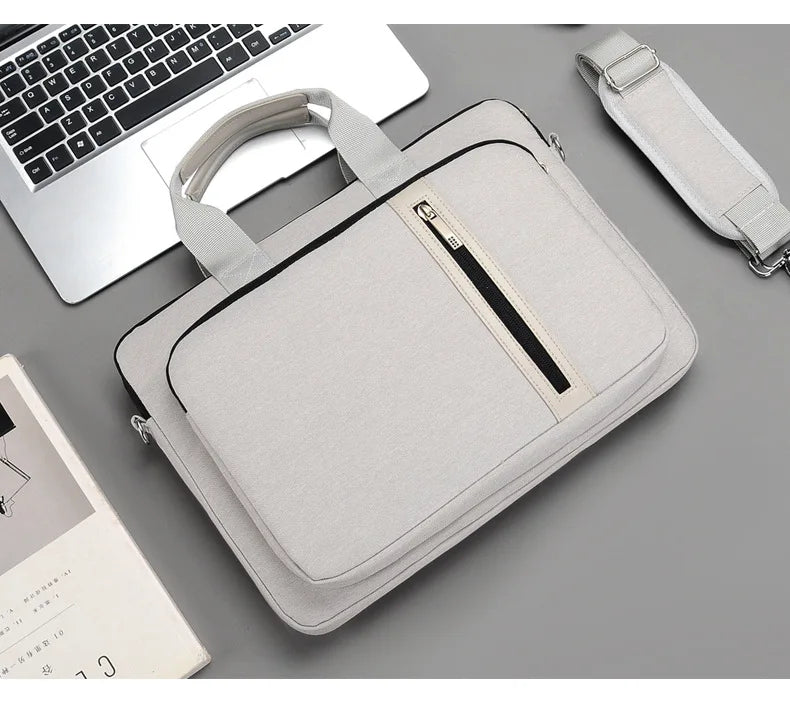 Stoßfeste Laptop Schultertasche & Aktentasche – Tragbare Schutzhülle als Handtasche für MacBook, Redmi, Lenovo & Laptops Kaufschwan®