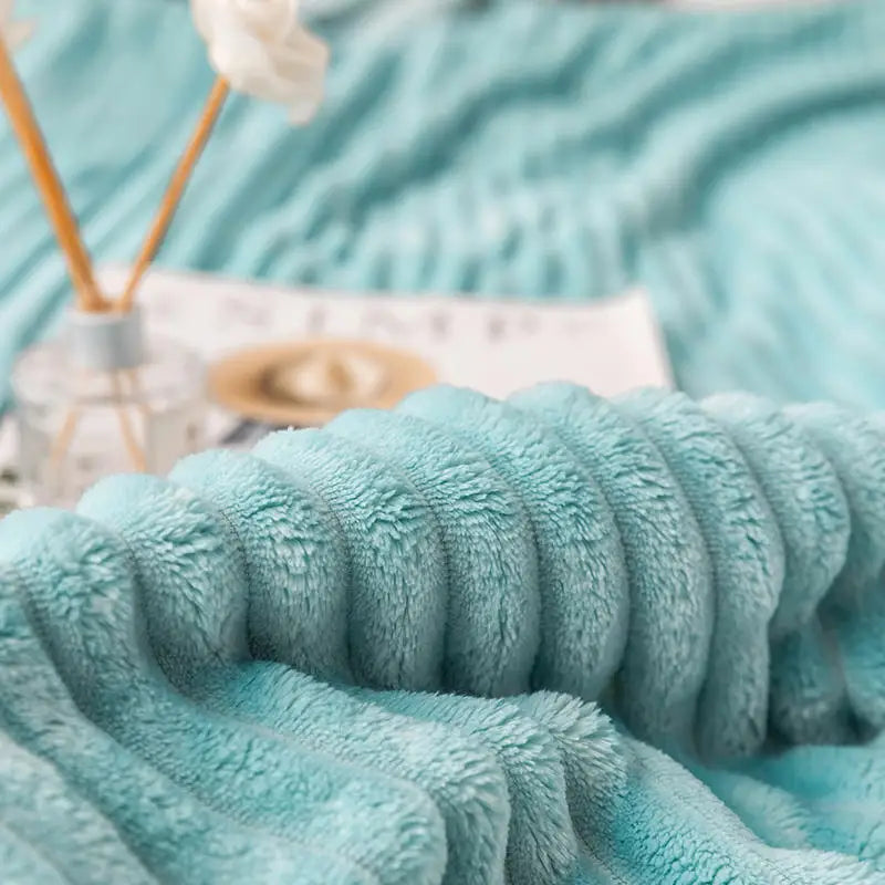 Flanell-Bettdecke – Weiche & Warme Kuscheldecke für Einzel-, Queen- & King-Size-Betten