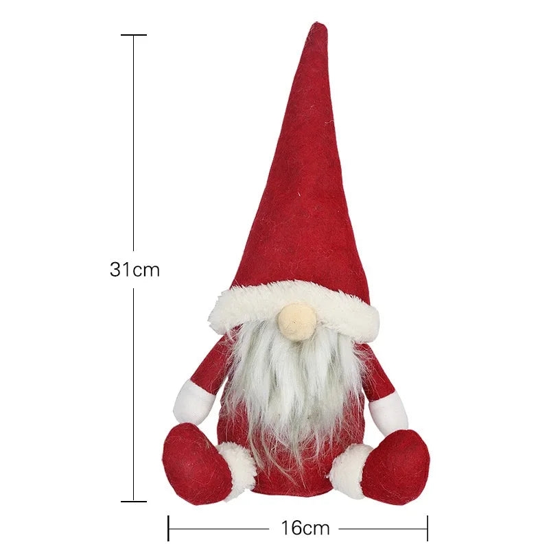 Weihnachtswichtel – Plüschfigur | Niedliches Weihnachts- & Neujahrsgeschenk