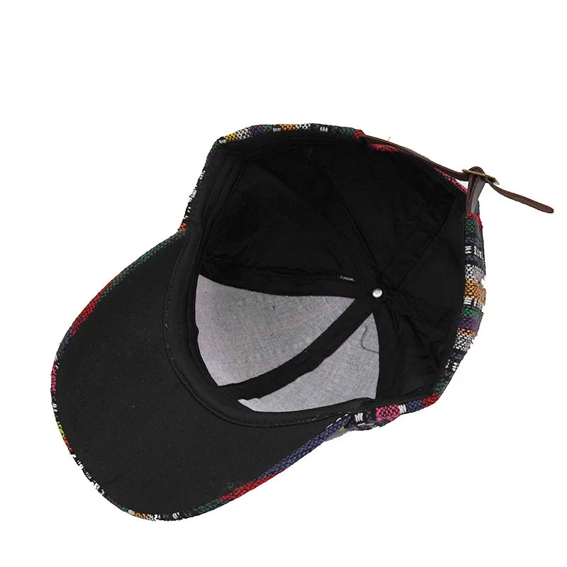 Bohemia Print Baseballkappe | Damen & Herren Boho Stil Sonnenhut | Baumwolle Verstellbar Snapback Outdoor Cap Kaufschwan®