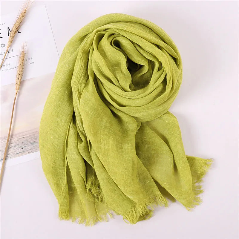 Herbst Baumwolle Pashmina Schal | Damen Winter Wärmeschal | Weiches Umschlagtuch, Stola & Foulard