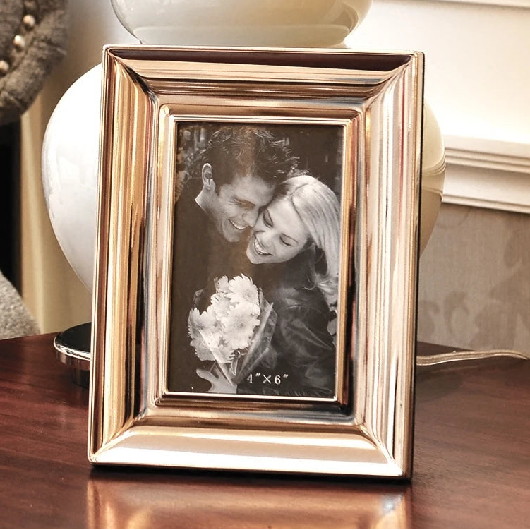 Schwarz Weiß Leder Bilderrahmen – Moderner Legierungsrahmen für Wohn Dekoration Kaufschwan®