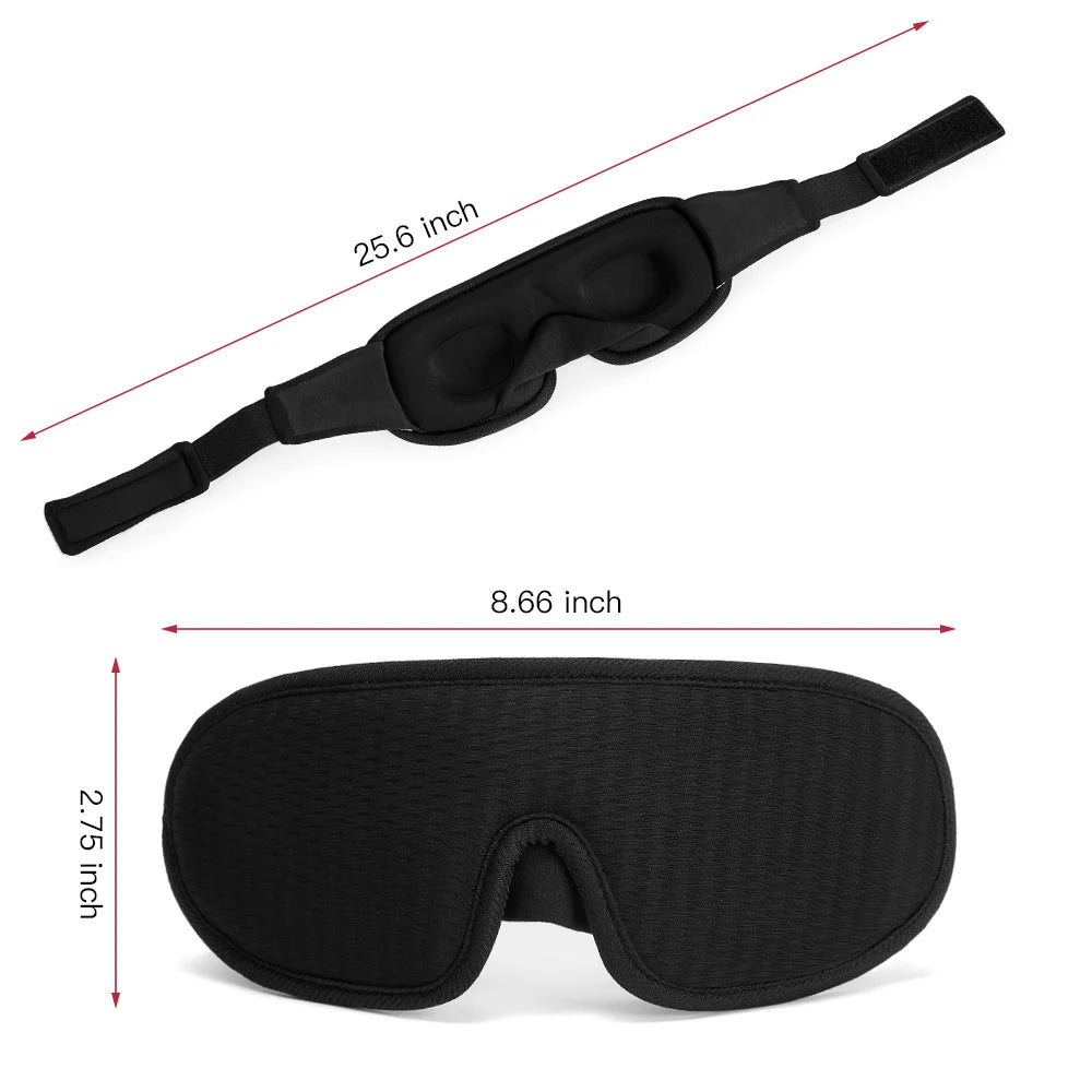 3D Sleeping Mask Block Out Light Soft Padded Sleep Mask For Eyes Slaapmasker Eye Shade Blindfold Sleeping Aid Face Mask Eyepatch Kaufschwan®