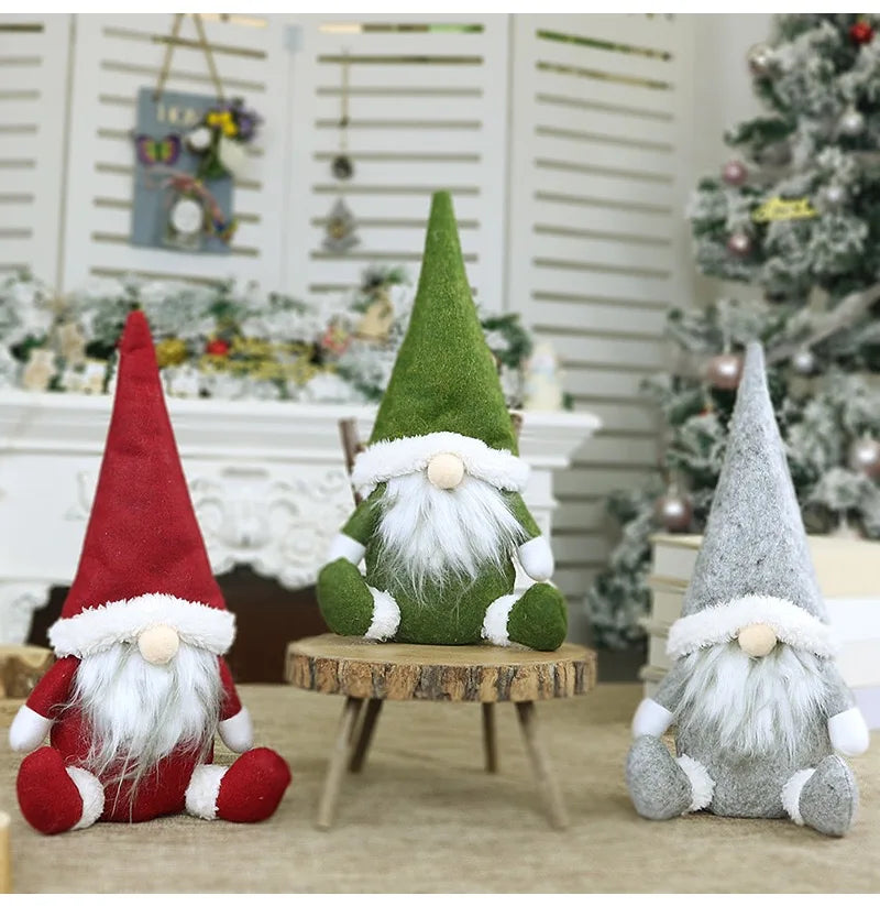 Weihnachtswichtel – Plüschfigur | Niedliches Weihnachts- & Neujahrsgeschenk