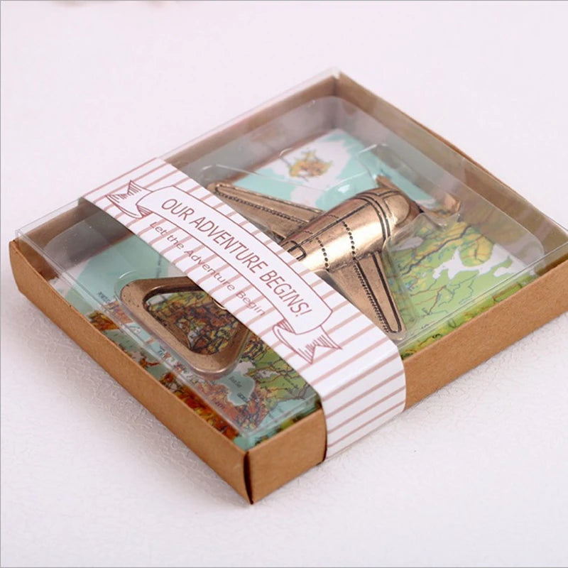 Retro Flugzeug Flaschenöffner Schlüsselanhänger – Antikes Metall Geschenk Kaufschwan®