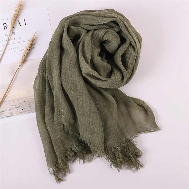 Herbst Baumwolle Pashmina Schal | Damen Winter Wärmeschal | Weiches Umschlagtuch, Stola & Foulard Kaufschwan®