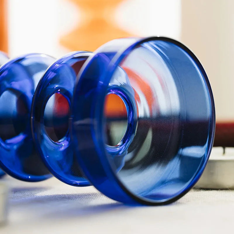 Glas Kerzenhalter für Teelicht – Europäischer Glas Kerzenständer im Kristallstil für Wohndekoration & Hochzeit Kaufschwan®