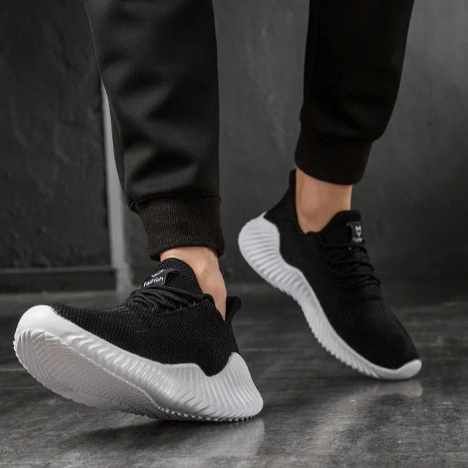 Herren Mesh Casual Sneaker – Leichte Atmungsaktive Freizeitschuhe | Bequeme Outdoor Walkingschuhe bis Größe 47 Kaufschwan®