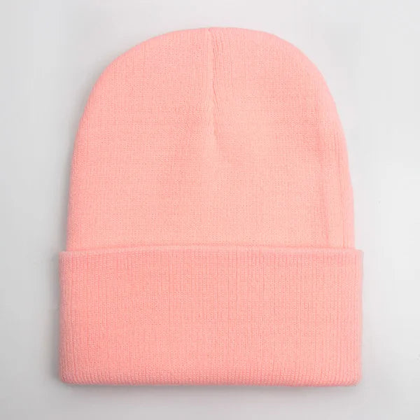Unisex Strickmütze – Warme Wollmischung Beanie für Damen & Herren | Herbst Winter Skull Cap in 24 Farben