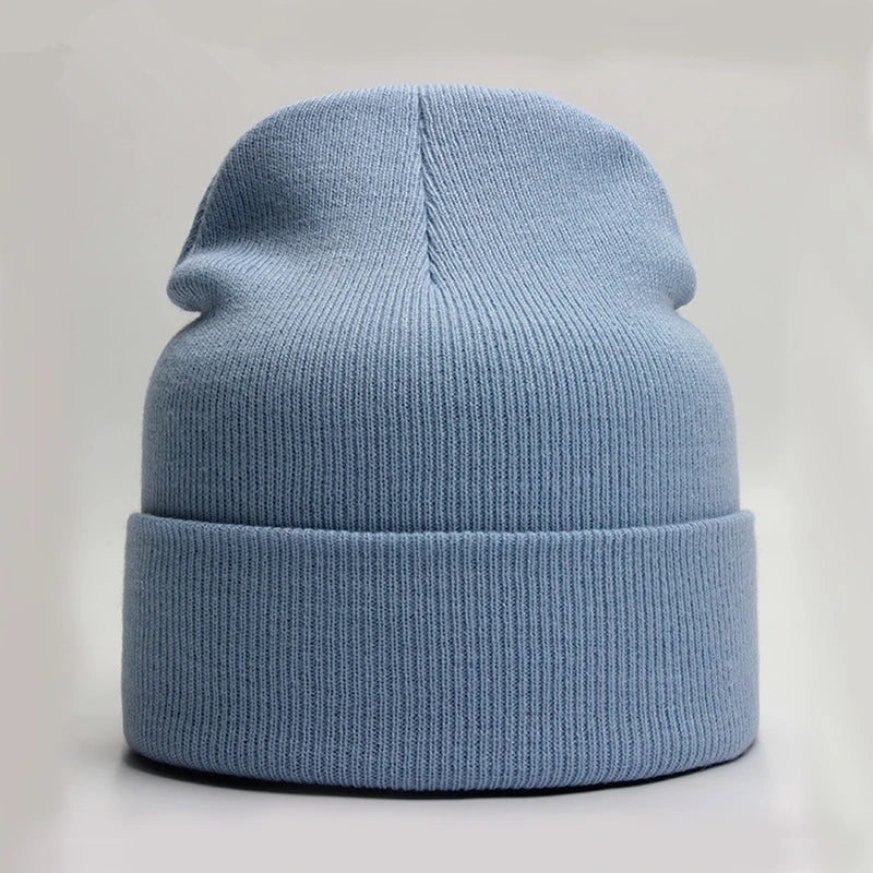 Unisex Strickmütze – Warme Wollmischung Beanie für Damen & Herren | Herbst Winter Skull Cap in 24 Farben Kaufschwan®