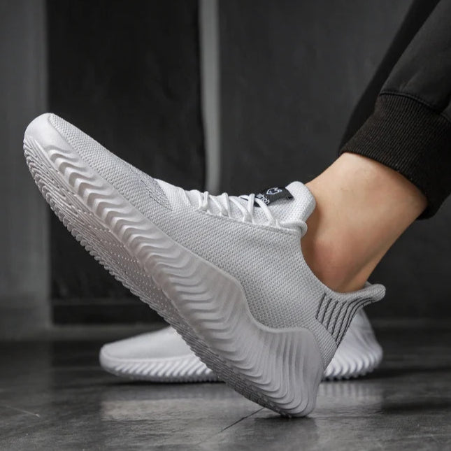 Herren Mesh Casual Sneaker – Leichte Atmungsaktive Freizeitschuhe | Bequeme Outdoor Walkingschuhe bis Größe 47 Kaufschwan®