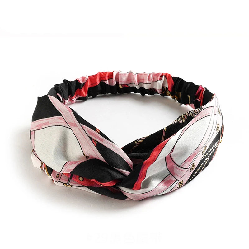 Haarreif mit Print – Vintage Sommer Turban-Haarband für Damen & Mädchen Kaufschwan®
