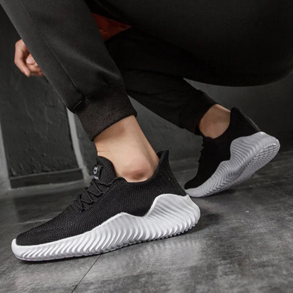 Herren Mesh Casual Sneaker – Leichte Atmungsaktive Freizeitschuhe | Bequeme Outdoor Walkingschuhe bis Größe 47 Kaufschwan®