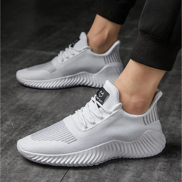 Herren Mesh Casual Sneaker – Leichte Atmungsaktive Freizeitschuhe | Bequeme Outdoor Walkingschuhe bis Größe 47 Kaufschwan®