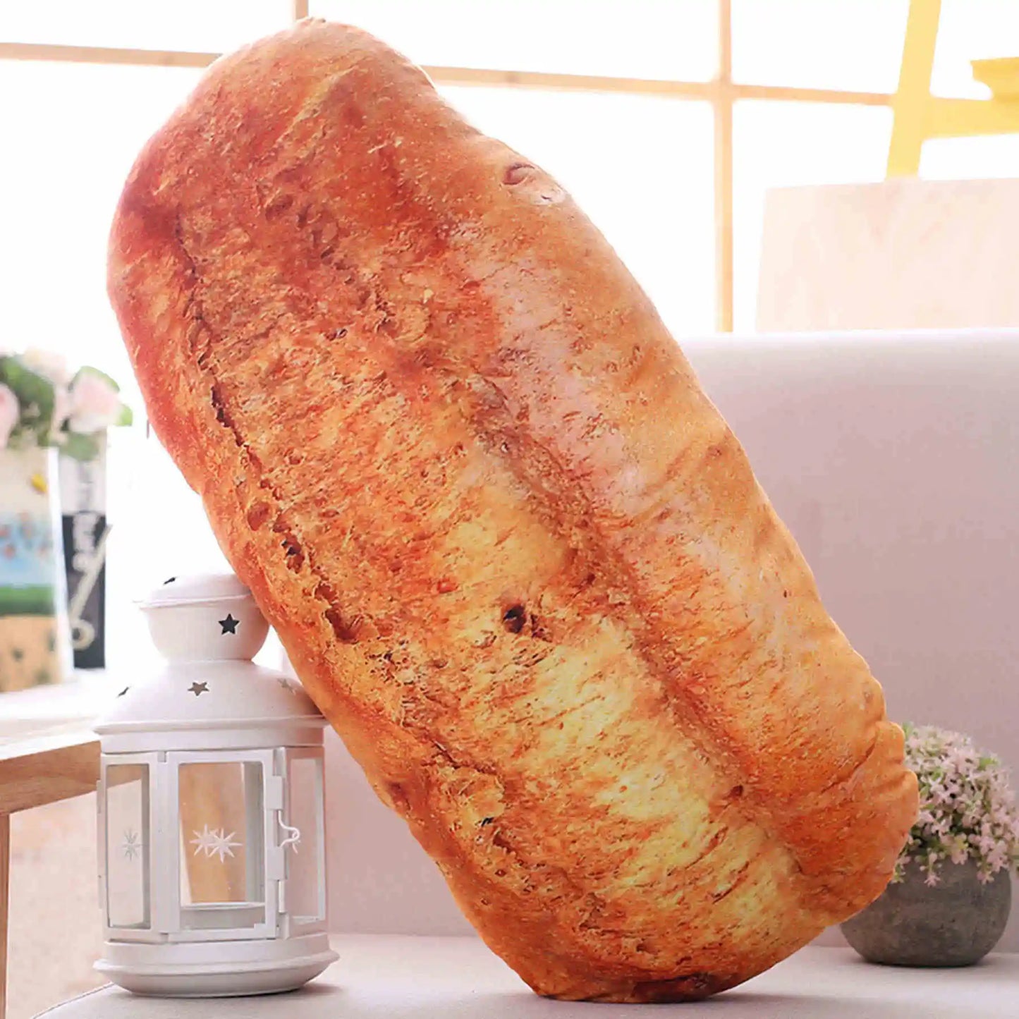 Brot Plüschkissen | Kreatives Lebensmittel Plüschtier | Lustiges Fastfood Nackenkissen | Heimdeko & Kinder Geschenk Kaufschwan®