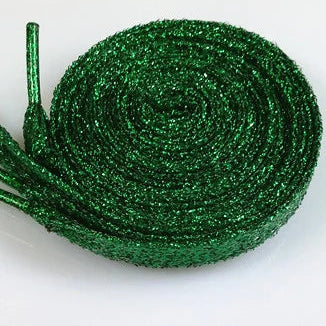 Glitzernde Schnürsenkel – 16 Farben in Gold, Silber & Bunt | 110cm Modische Laces für Sneaker, Sportschuhe & Stiefel Kaufschwan®
