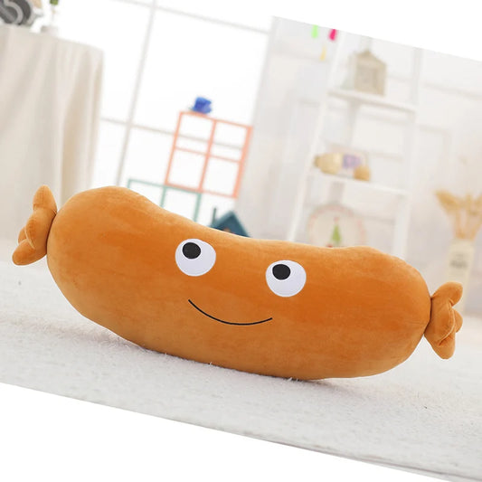 Wurst Plüschkissen | Niedliches Würstchen Kissen | Weiche Kissen für Kinder, Wohnkultur & Stuhlkissen Kaufschwan®