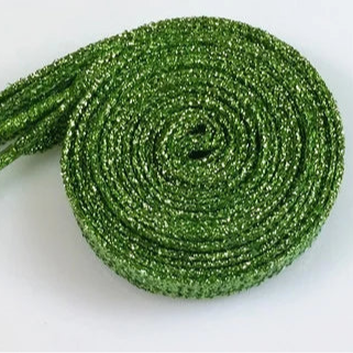 Glitzernde Schnürsenkel – 16 Farben in Gold, Silber & Bunt | 110cm Modische Laces für Sneaker, Sportschuhe & Stiefel Kaufschwan®