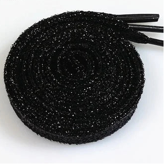 Glitzernde Schnürsenkel – 16 Farben in Gold, Silber & Bunt | 110cm Modische Laces für Sneaker, Sportschuhe & Stiefel Kaufschwan®
