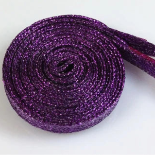 Glitzernde Schnürsenkel – 16 Farben in Gold, Silber & Bunt | 110cm Modische Laces für Sneaker, Sportschuhe & Stiefel Kaufschwan®