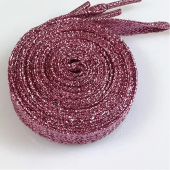 Glitzernde Schnürsenkel – 16 Farben in Gold, Silber & Bunt | 110cm Modische Laces für Sneaker, Sportschuhe & Stiefel Kaufschwan®