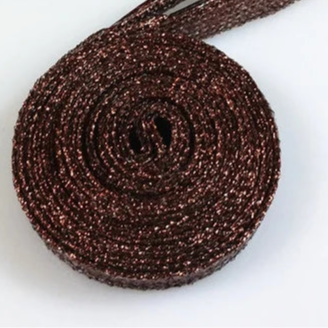 Glitzernde Schnürsenkel – 16 Farben in Gold, Silber & Bunt | 110cm Modische Laces für Sneaker, Sportschuhe & Stiefel Kaufschwan®