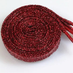 Glitzernde Schnürsenkel – 16 Farben in Gold, Silber & Bunt | 110cm Modische Laces für Sneaker, Sportschuhe & Stiefel Kaufschwan®