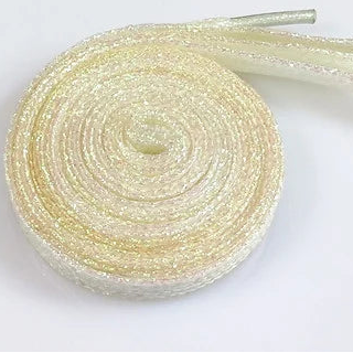 Glitzernde Schnürsenkel – 16 Farben in Gold, Silber & Bunt | 110cm Modische Laces für Sneaker, Sportschuhe & Stiefel Kaufschwan®