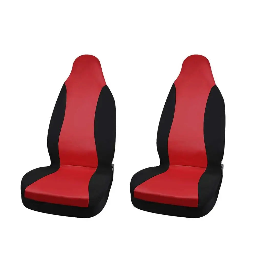 Universelle Autositzbezüge – 5 Farben für Bucket-Sitze in Auto, SUV, LKW & Fahrzeugen Kaufschwan® 2 Stück Rot Schwarz