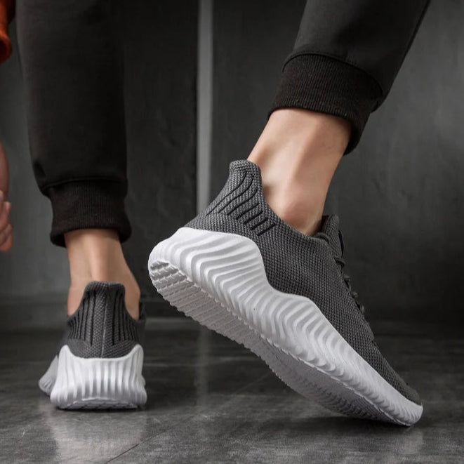 Herren Mesh Casual Sneaker – Leichte Atmungsaktive Freizeitschuhe | Bequeme Outdoor Walkingschuhe bis Größe 47 Kaufschwan®