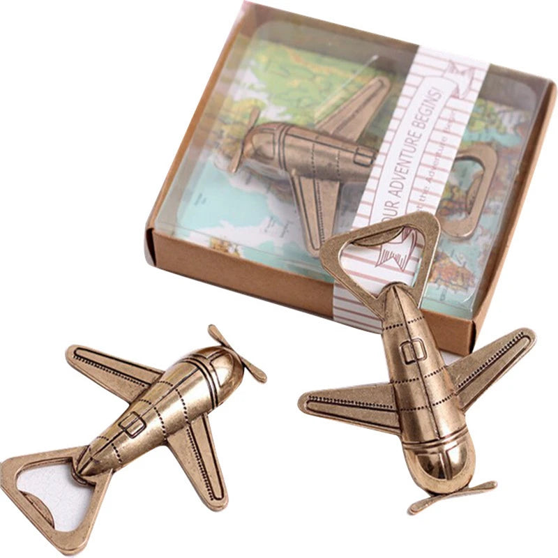Retro Flugzeug Flaschenöffner Schlüsselanhänger – Antikes Metall Geschenk Kaufschwan®