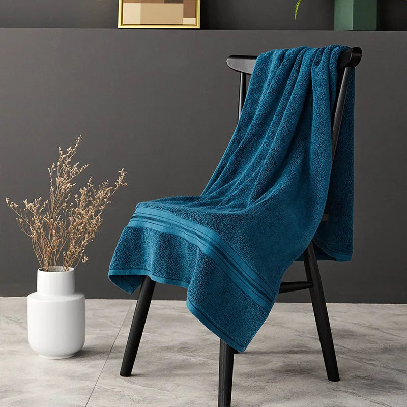 Ägyptische Baumwolle Handtuch Set – Bade- & Gesichtstuch | Luxuriös Weich & Saugfähig für Bad, Reise & Sport Kaufschwan® Badetuch 70x150cm