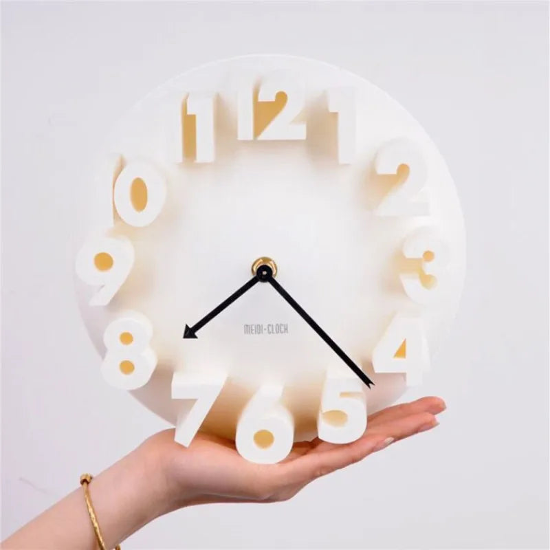 3D Digitale Wanduhr – Leise Moderne Deko Uhr Kaufschwan®