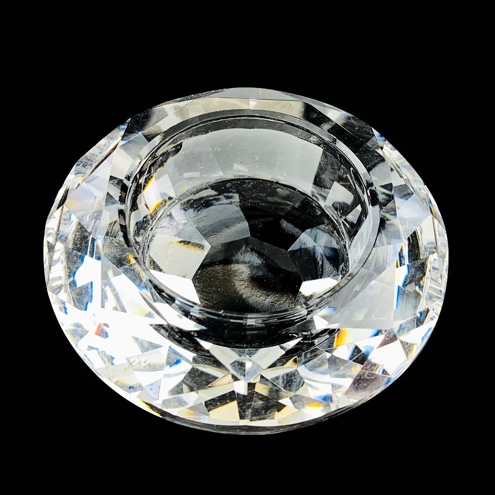 Nordischer Glas Kristall Kerzenhalter – Wachsbecher für Aromatherapie, Hochzeitsdekoration & Tischdekoration Kaufschwan®