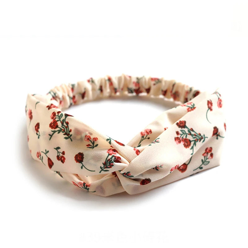 Haarreif mit Print – Vintage Sommer Turban-Haarband für Damen & Mädchen