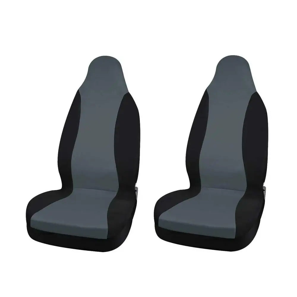 Universelle Autositzbezüge – 5 Farben für Bucket-Sitze in Auto, SUV, LKW & Fahrzeugen Kaufschwan® 2 Stück Grau Schwarz