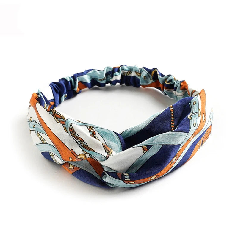 Haarreif mit Print – Vintage Sommer Turban-Haarband für Damen & Mädchen Kaufschwan®