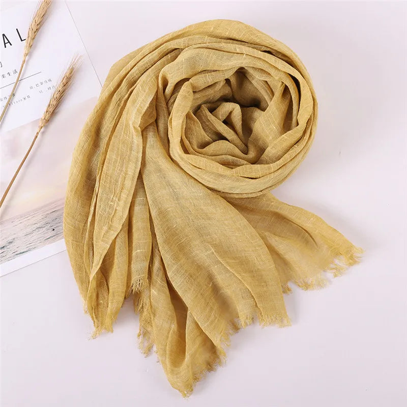 Herbst Baumwolle Pashmina Schal | Damen Winter Wärmeschal | Weiches Umschlagtuch, Stola & Foulard
