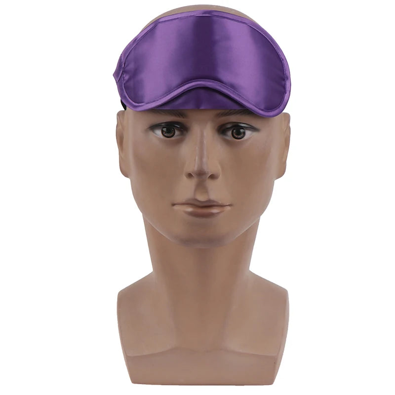 Seidenschlafmaske | Gepolsterte Augenabdeckung | Schlafmaske Augenbinde für Reisen, Entspannung & Ruhe | Für Damen & Herren Kaufschwan®