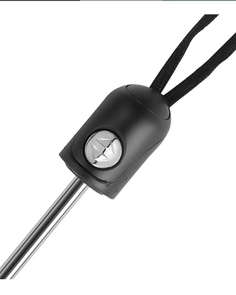 Mini Vollautomatischer Schirm – UV-beständiger Vinyl-Sonnenschutz 5-Fach Faltbarer Tragbarer Reise-Regenschirm für Sonne & Regen