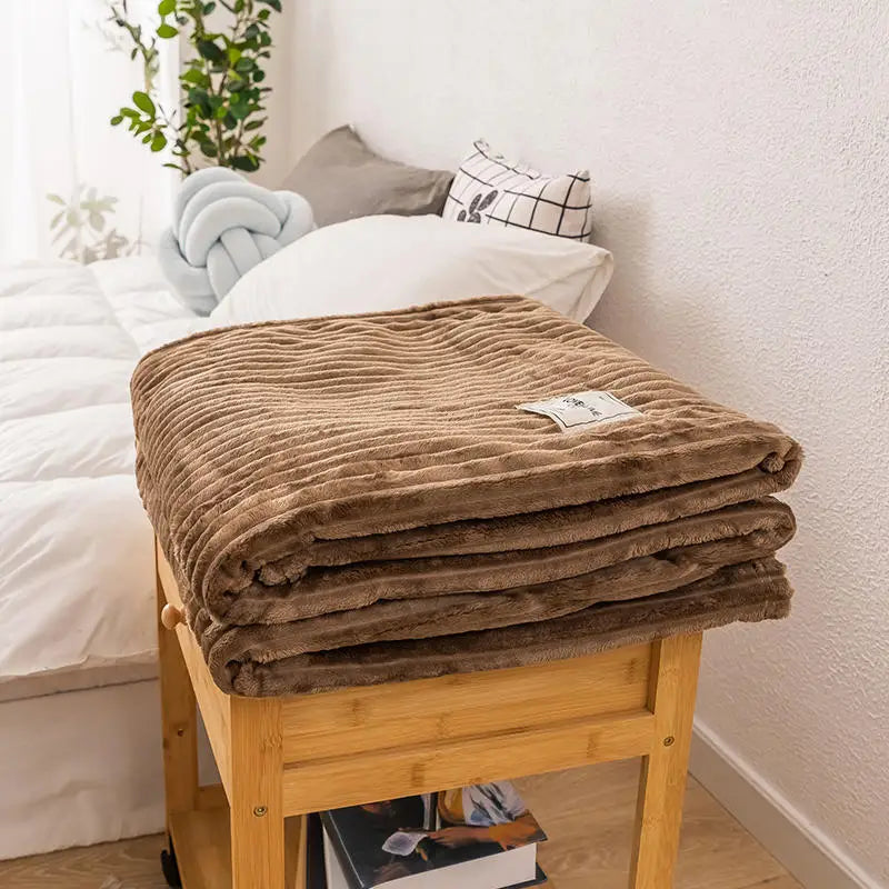 Flanell-Bettdecke – Weiche & Warme Kuscheldecke für Einzel-, Queen- & King-Size-Betten Kaufschwan®